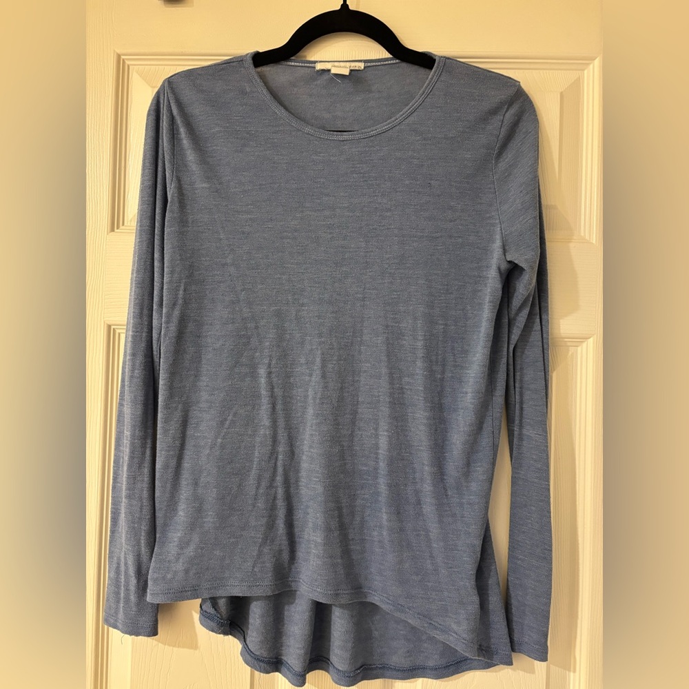 Forever 21 Slate Blue Casual Top Medium